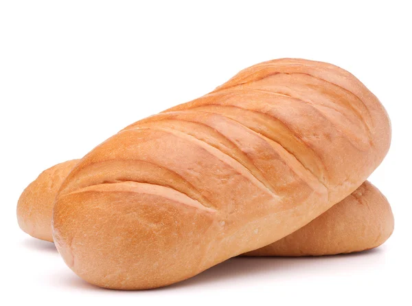 Frisches Brot isoliert auf weißem Hintergrund Ausschnitt — Stockfoto