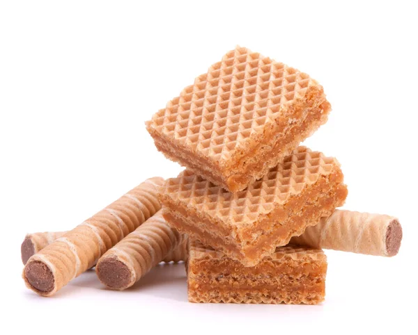 Wafers or honeycomb waffles — Stock Photo, Image