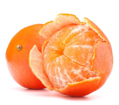 soyulmuş mandalina veya mandalina meyve 