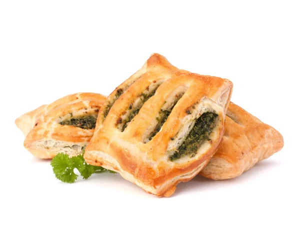 Puff pastry bun isolated on white background. — Stock Photo, Image