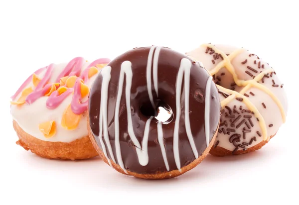 Donuts geïsoleerd — Stockfoto