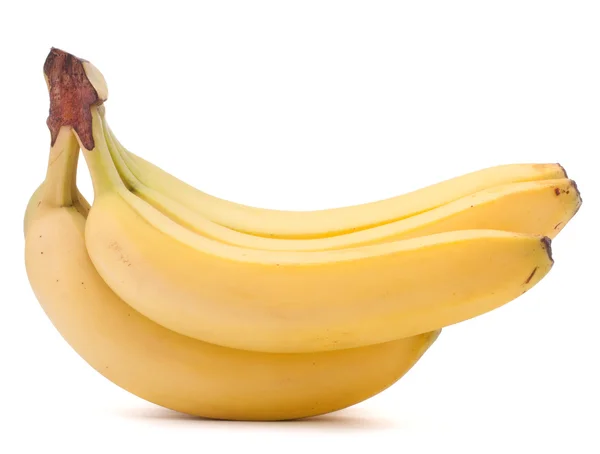 Banane gruppo isolato su sfondo bianco ritaglio — Foto Stock
