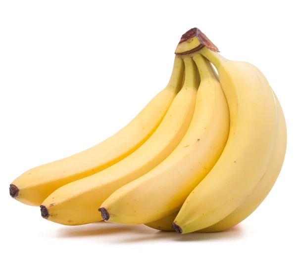 Куча бананов, изолированных на белом фоне — стоковое фото