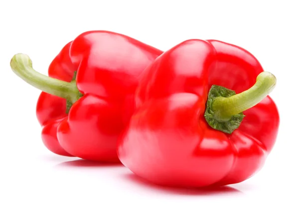 Sweet bell pepper isolated on white background cutout — Stock Photo, Image