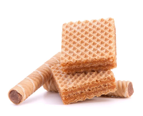 Plaatjes of honingraat wafels — Stockfoto