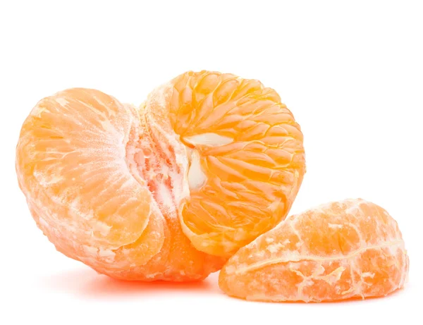 Mezzo mandarino o mandarino sbucciato — Foto Stock