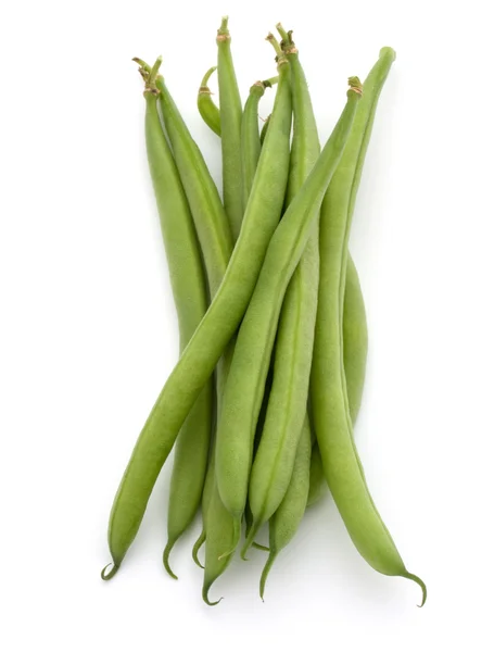 Green beans handful — Stock Photo, Image