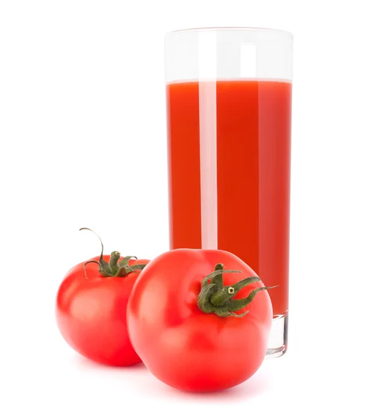 Tomaten Gemüsesaft im Glas — Stockfoto