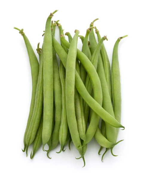 Green beans handful — Stock Photo, Image