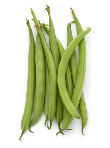 Green beans handful — Stock Photo, Image