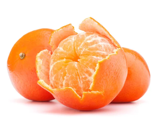 Frutas de tangerina ou tangerina descascadas — Fotografia de Stock