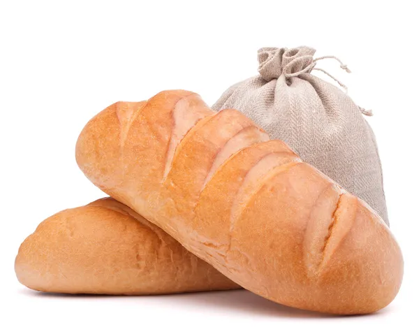 Fresh bread and flour — Stock Photo, Image