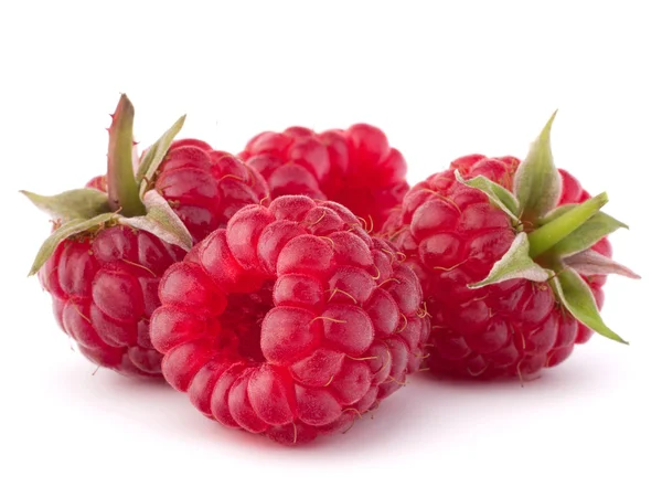 Rote Himbeeren — Stockfoto