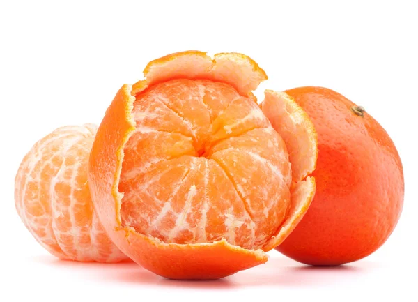 Peeled tangerine or mandarin fruit — Stock Photo, Image