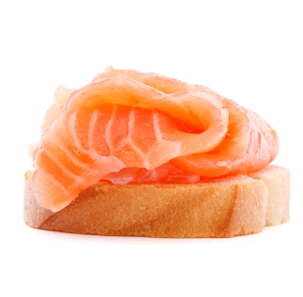 Sandwich mit Lachs — Stockfoto