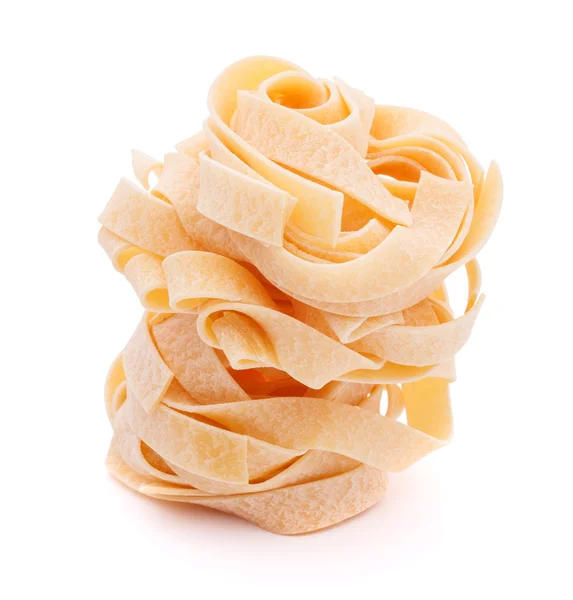 Italian pasta fettuccine nest — Stock Photo, Image