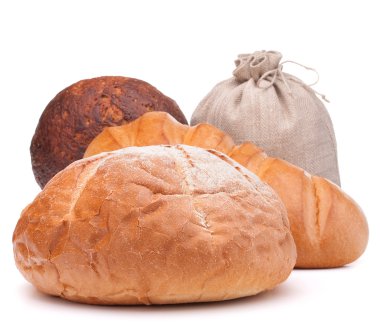 taze ekmek ve un çuvalı