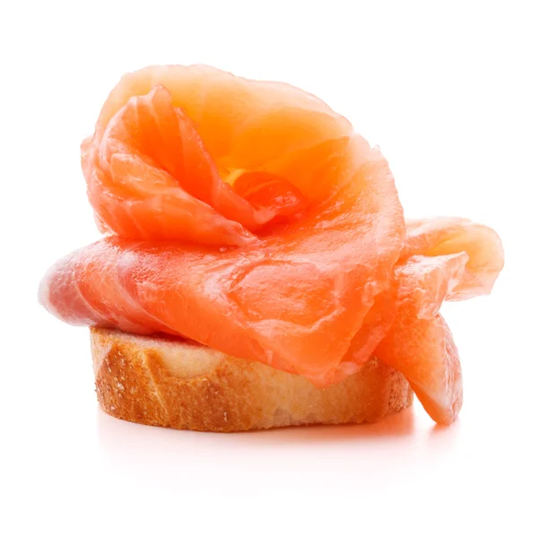 Sandwich con salmón — Foto de Stock