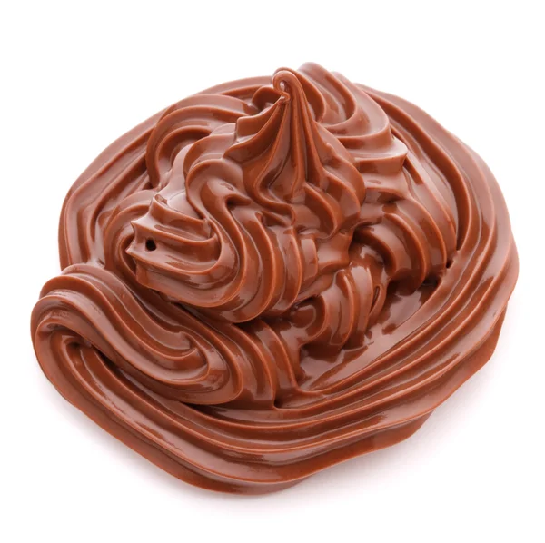 Chocolade crème swirl — Stockfoto