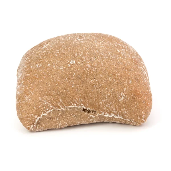 Чабатта Хлеб Изолирован Белом Фоне Вырезаны — стоковое фото