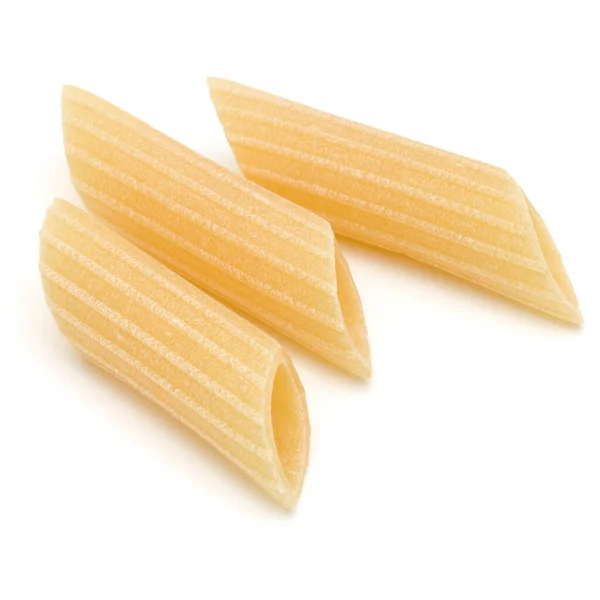 Pastas Italianas Aisladas Sobre Fondo Blanco Pennoni Penne Rigate — Foto de Stock