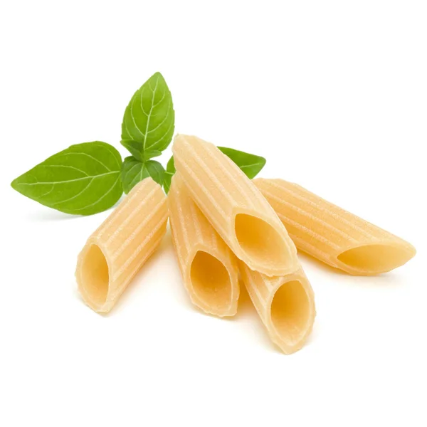 Italské Těstoviny Izolovaných Bílém Pozadí Pennoni Penne Rigate — Stock fotografie