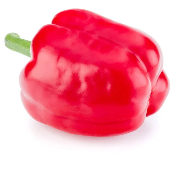 One Sweet Bell Pepper Isolated White Background Cutout — Stock Photo, Image