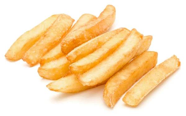 Franska Stekt Potatis Isolerad Vit Bakgrund — Stockfoto