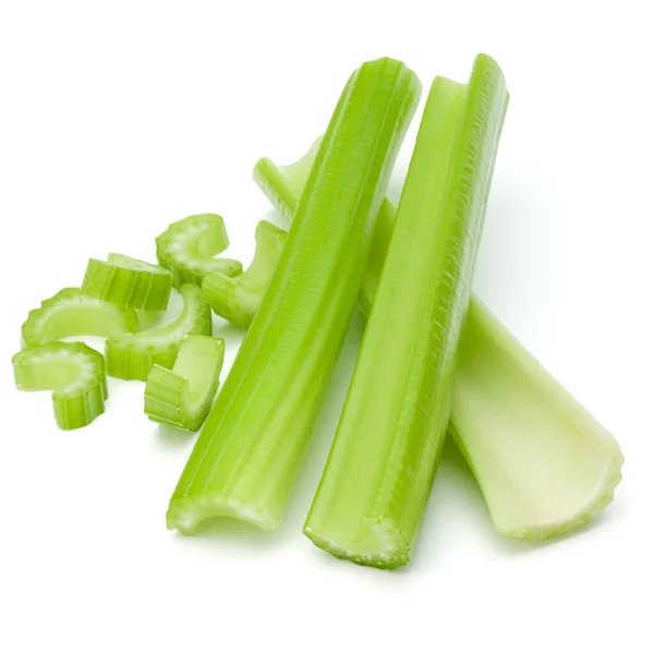 Celery Stalk Bunch Isolated White Background Cut Out Royalty Free Stock Images
