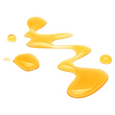 Beyaz arka plan üzerinde izole tatlı bal