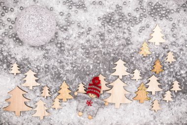 Noel tebrik kartı. Noel şenlikli arka plan. Yeni yıl sembolü. Çocuklar tema oyun.