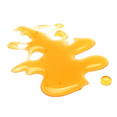 Beyaz arka plan üzerinde izole tatlı bal