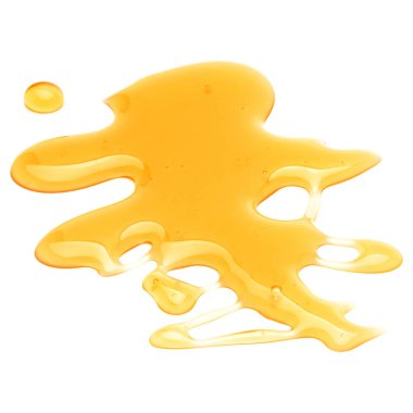 Beyaz arka plan üzerinde izole tatlı bal