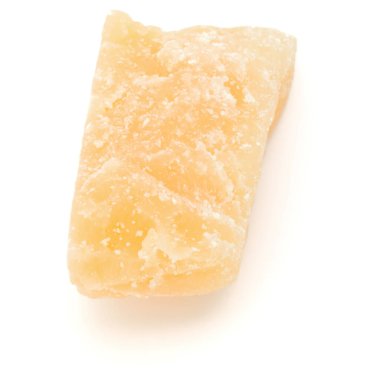 Beyaz arka plan kesme izole bir parmesan peynir paçavra