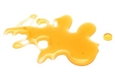 Beyaz arka plan üzerinde izole tatlı bal