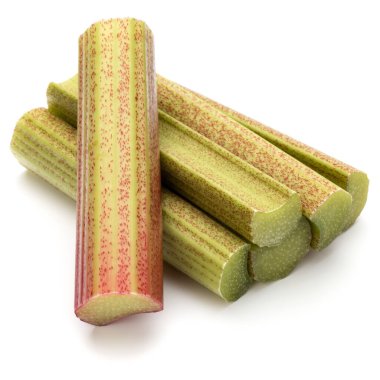 Beyaz arka plan kesme izole ravent kök