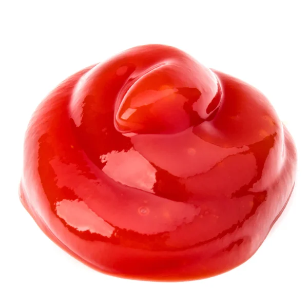 Molho Tomate Ketchup Isolado Sobre Fundo Branco — Fotografia de Stock