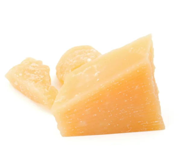 Измельченный Сыр Пармезан Белом Фоне — стоковое фото