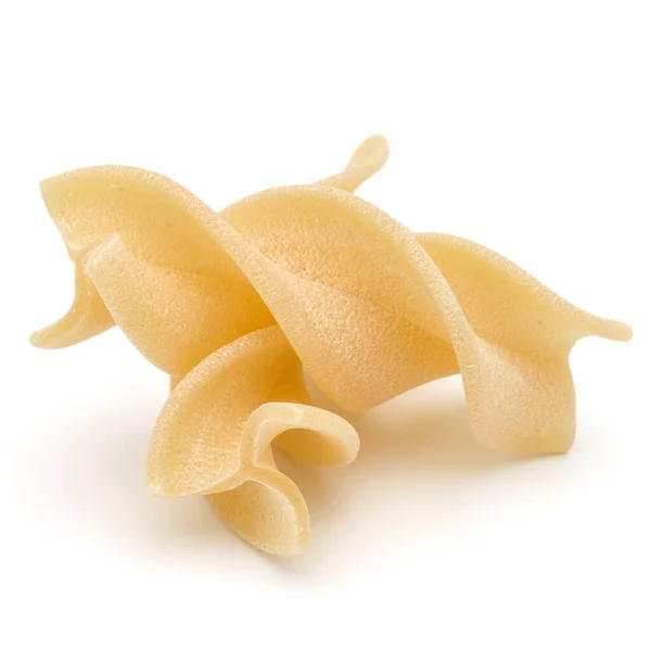 Italienische Gedrehte Pasta Fusilli Isoliert Auf Weißem Hintergrund Fusilloni Rotini — Stockfoto