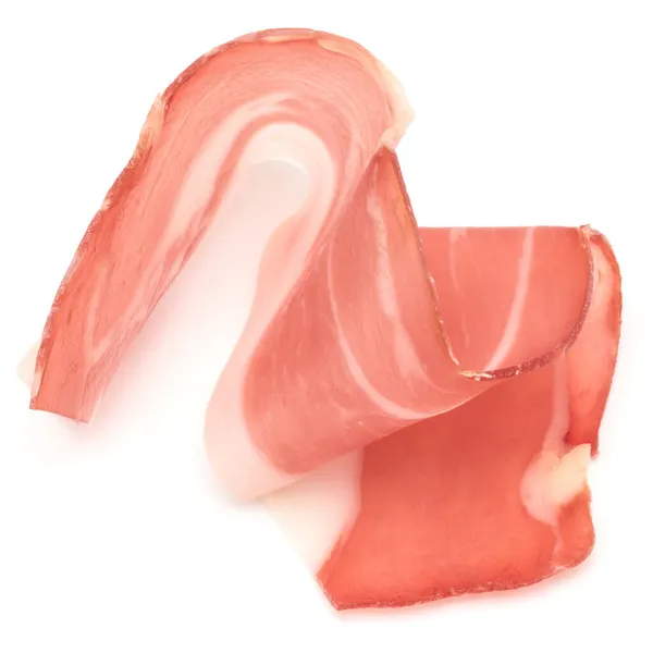이탈리아의 프로스키 크루도 방해용 Raw Ham 배경에 — 스톡 사진