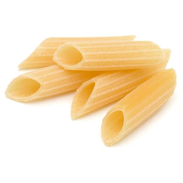 Pastas Italianas Aisladas Sobre Fondo Blanco Pennoni Penne Rigate —  Fotos de Stock