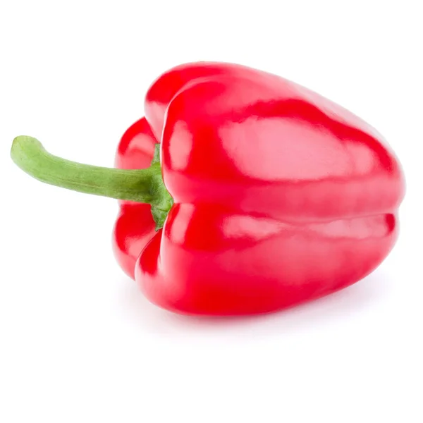 One Sweet Bell Pepper Isolated White Background Cutout — Stock Photo, Image