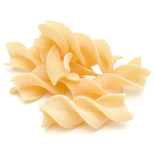 Italské Kroucené Těstoviny Fusilli Izolovaných Bílém Pozadí Fusilloni Rotini — Stock fotografie