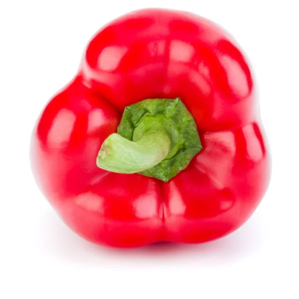 One Sweet Bell Pepper Isolated White Background Cutout — Stock Photo, Image