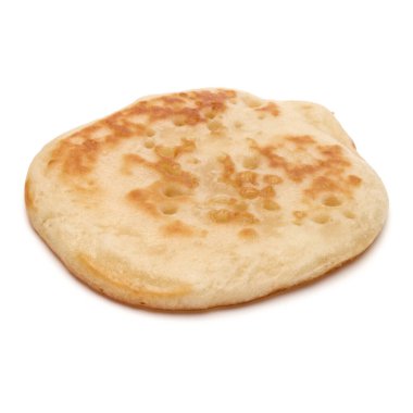 Beyaz arka plan kesme izole bir gözleme.