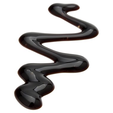 Balsamik sirke krem beyaz arka plan üzerinde izole. İtalyan salata sosu, soslu.