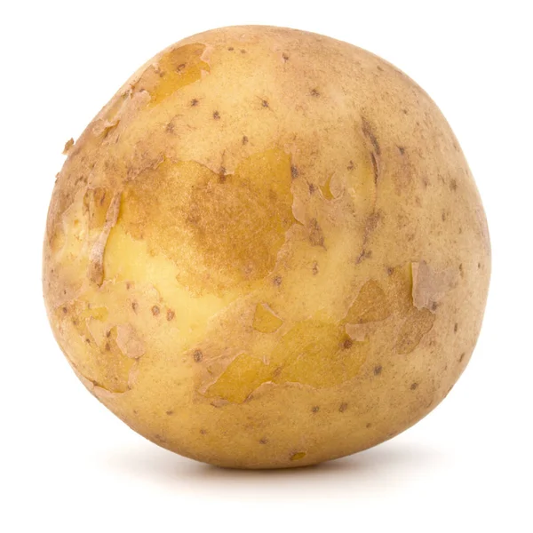 Nieuwe Aardappel Knol Geïsoleerd Witte Achtergrond Knipsel — Stockfoto