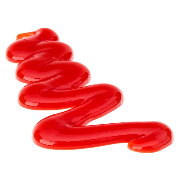 Tomato Sauce Ketchup Isolated White Background — Stock Photo, Image