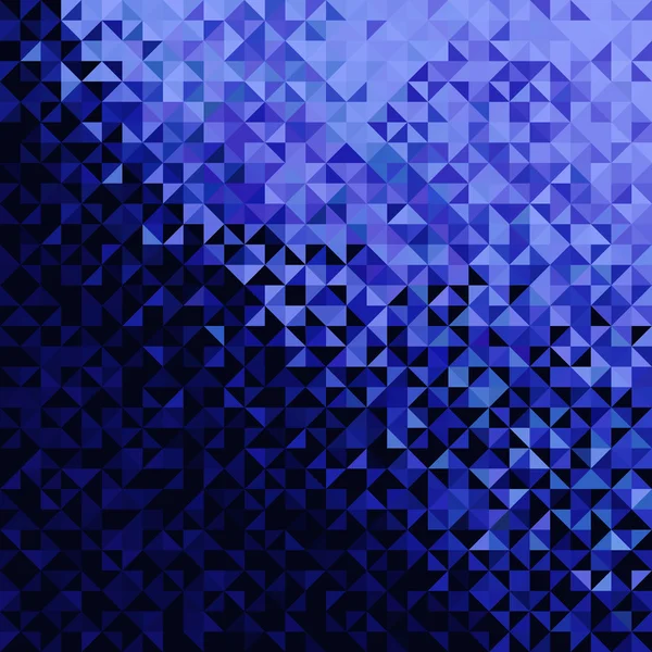 Streszczenie światła niebieski czarny tło. wektor mozaika pikseli — Wektor stockowy