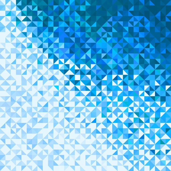 Abstrato luzes azul branco céu de inverno ou fundo de neve. Pixel. — Vetor de Stock